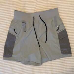 lululemon athletica Light Gray Cargo Shorts